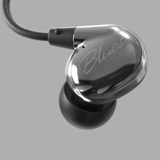 TANCHJIM 天使吉米 Blues 入耳式挂耳式动圈耳机 亮银灰 3.5mm