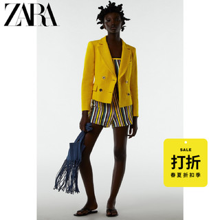 ZARA [折扣季] 女装 纹理短款西装外套 03051150300
