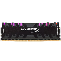 Kingston 金士顿 Predator 掠食者系列 DDR4 3200MHz 台式机内存 灯条 黑色 RGB 16GB 8GB*2