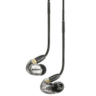 SHURE 舒尔 SE425 入耳式挂耳式有线耳机 银色 3.5mm