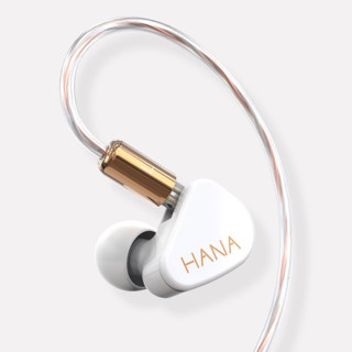 TANCHJIM 天使吉米 HANA 入耳式动圈有线耳机 白色 3.5mm