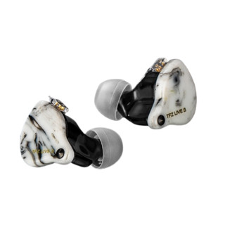 The Fragrant Zither 锦瑟香也 LIVE 3 入耳式挂耳式动圈有线耳机 中性白 3.5mm