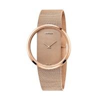 Calvin Klein 同款透明系列米兰带时尚瑞士女表手表