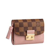 LOUIS VUITTON 路易威登 CROISETTE系列 女士短款钱夹 N60208 木兰粉