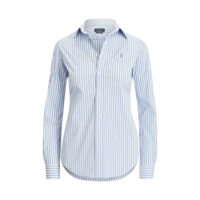 RALPH LAUREN 拉尔夫·劳伦 女士长袖衬衫 WMPOSHTN6810290 蓝色条纹 8
