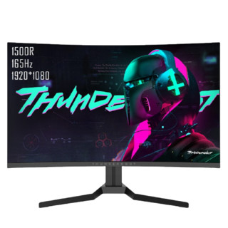 ThundeRobot 雷神 LF27C240 27英寸 VA 曲面 G-sync FreeSync 显示器(1920×1080、240Hz、99%sRGB）