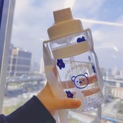 FUGUANG 富光 大容量塑料杯 小熊款 650ml
