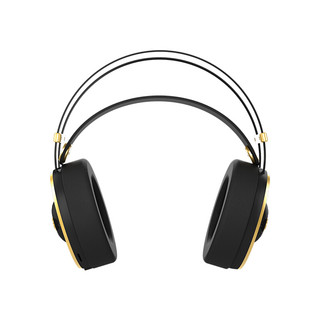 Akko 艾酷 Worrior 勇者 耳罩式头戴式有线耳机 黑金色 USB口