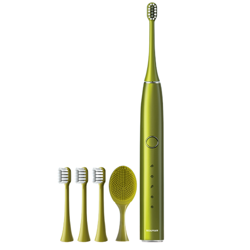 roaman 罗曼 t10s 电动牙刷 牛油果绿 刷头*4