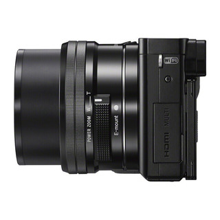 SONY 索尼 A6000 APS-C画幅 微单相机 黑色 E PZ 16-50mm F3.5 OSS 变焦镜头 单头套机