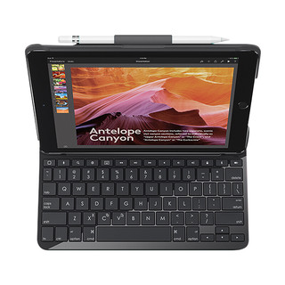 logitech 罗技 iK1053 iPad 9.7英寸 蓝牙键盘保护套 黑色