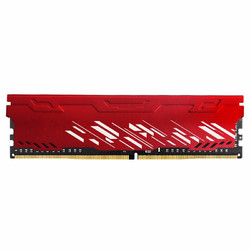 JUHOR 玖合 星辰系列 DDR4 2666MHz 台式机内存 16GB 红色