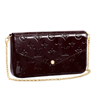 LOUIS VUITTON 路易威登 POCHETTE FÉLICIE系列 女士链条包 M61267 AMARANTE