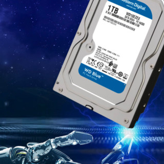 Western Digital 西部数据 蓝盘系列 3.5英寸 台式机硬盘 1TB (7200rpm、PMR、64MB) WD10EZEX