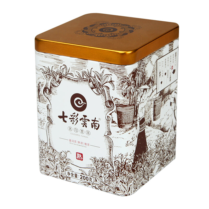 普洱茶 熟茶 2021年 名门普洱 特级散茶 200g