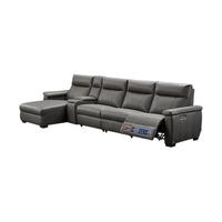 CHEERS 芝华仕 10377 电动布艺沙发 左脚位 棕灰色