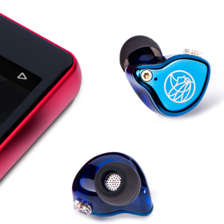 The Fragrant Zither 锦瑟香也 TFZ T2 入耳式挂耳式有线耳机 蓝色 3.5mm