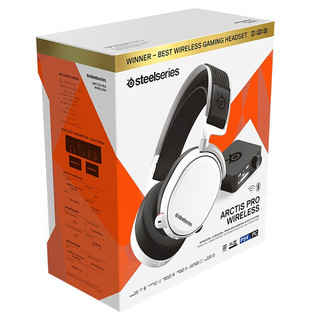 steelseries 赛睿 ArctisPro Wireless 耳罩式头戴式蓝牙耳机 白色