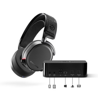 steelseries 赛睿 ArctisPro Wireless 耳罩式头戴式蓝牙耳机 黑色