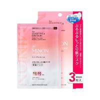 MINON 蜜浓 氨基酸滋润保湿锁水防御修护凝胶面膜 22ml*3片