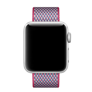 Apple 苹果 watch苹果原装编织精织尼龙运动型 浆果色表带MQVD2FE