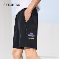 SKECHERS 斯凯奇 L121M217 男士梭织运动短裤
