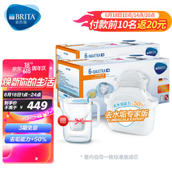 BRITA 碧然德 专家版滤芯12枚+设计师水壶蓝（到手1壶13芯）