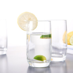 Luminarc 乐美雅 玻璃杯套装葡萄园系列直身杯水杯套装 家用茶杯凉白开水杯子 290ml 6只装