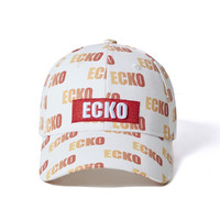 ecko unltd. 犀牛 潮牌2021夏季新款帽子字母满印鸭舌帽情侣款帽子男女