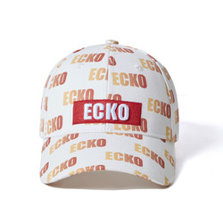 ecko unltd. 犀牛 潮牌2021夏季新款帽子字母满印鸭舌帽情侣款帽子男女