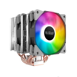 PCCOOLER 超频三 东海S7 CPU散热器 （双塔/6热管/SRGB双风扇/支持2066/1200/AM4）