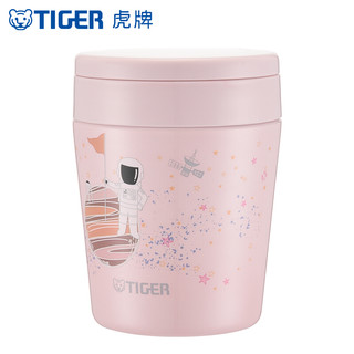 虎牌（Tiger）保温杯 宇宙星空款大口径焖烧杯MCL-T30C-PP 粉色300ml