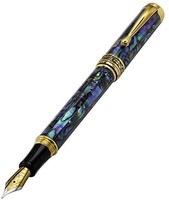 Xezo 仕卓 名家海洋贝壳手工制作钢笔 18K镀金（名家海洋贝壳FPG）