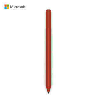 Microsoft 微软 Surface Pen 原装触控手写笔 波比红 4096级压感 倾斜感应 橡皮擦按钮 可更换电池供电 磁铁吸附