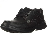 移动专享：Clarks 男士 Cotrell Edge 牛津鞋 , Black Oily, 8 M US