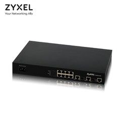 ZYXEL合勤 ES2700-10P+ 8口百兆POE供电+2口千兆+2SFP二层网管交换机