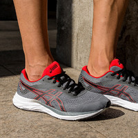 GEL-EXCITE 6男子跑步鞋低帮轻便减震吸汗舒适运动鞋 46 灰色