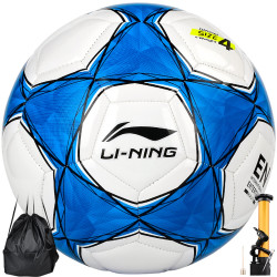 LI-NING 李宁 4号机缝足球中小学教学训练儿童足球 LFQK041-2