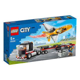 LEGO 乐高 City 城市系列 60289 空中特技喷气飞机运输车