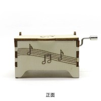Zhiqixiong 稚气熊 八音盒 科教木质音乐盒 手遥