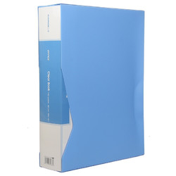 SUNWOOD 三木 100页经济型资料册/斜内袋 蓝色 CBEA-100-1