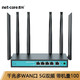 netcore 磊科 B21 企业级无线路由器 5G双频多WAN口 2100M全千兆wifi穿墙家用 带宽叠加/行为管理/AP管理