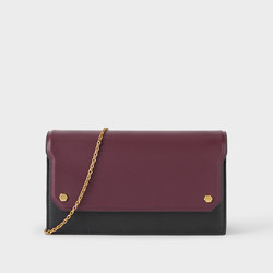 CHARLES & KEITH 女士拼色翻盖单肩包钱包CK6-10770444