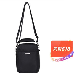 Weibao 威豹 WINPARD 单肩斜挎包 商务款休闲运动包 男士手提包93072黑色
