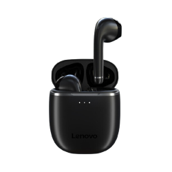 lenovo联想h12半入耳式真无线主动降噪蓝牙耳机黑色