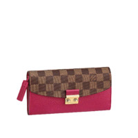 LOUIS VUITTON 路易威登 Croisette系列 钱夹 N60207 酒红色