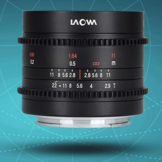 LAOWA 老蛙 9mm T2.9 Zero-D Cine 广角定焦镜头 Micro 4/3卡口 55mm