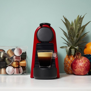 NESPRESSO 浓遇咖啡 Essenza Mini系列 D30 胶囊咖啡机+温和淡雅*5 红色