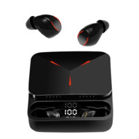 Lenovo 联想 TG01 SE版 入耳式真无线降噪蓝牙耳机 黑红色