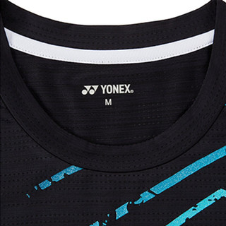 YONEX 尤尼克斯 男子羽毛球服 110659BCR-007 黑色 L